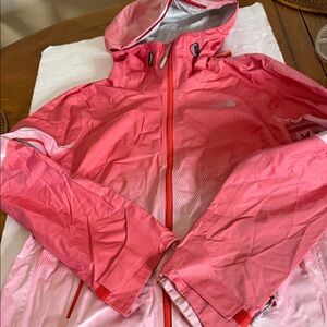 The North Face Pink Ripstop Logo Jacket